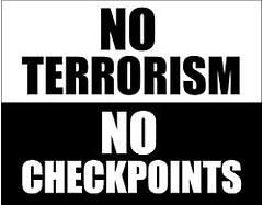 no terrorism no check points